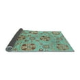 thumbnail image 2 of Ahgly Company Indoor Rectangle Abstract Light Blue Modern Area Rugs, 2' x 3', 2 of 4