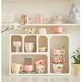 thumbnail image 2 of Wall Mounted Storage Cabinet, Floating Wall Shelf with 5 Compartments Open Storage Rack Freestanding  Organizer White for Kitchen Study Room Living Room Bathroom, 2 of 9