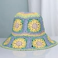 thumbnail image 2 of CoCopeaunts Bohemia Hats for Women Summer Beach Bucket Hat Outdoor Travel Bucket Hat Flowers Fisherman Hat Street, 2 of 6