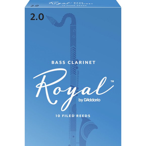 Royal Bass Clarinet Reeds - #2, 10 Box