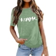thumbnail image 2 of Trendfront Womens Summer Crew Neck Short Sleeve Tops Cute Bird Animal Graphic Pattern Printed Tees Casual Everyday Style T-Shirts, 2 of 4