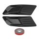 thumbnail image 1 of Par de capó delantero Universal, moldura de ventilación de aire, cubierta de capó, ajuste de estilo de fibra de carbono para Ford Mustang 2015-2017, 1 of 9