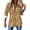 Brown, variant on Kentucky Derby Shirts for Women Long Sleeve Button Down Lapel Collar Loose Fit Horserace Casual Blouse