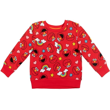 

Sesame Street Elmo Toddler Girls Sweatshirt Red 5T