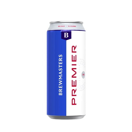 Brewmasters Selection Premier Light Beer, 16 fl oz Single Aluminum Can, 4.2% ABV