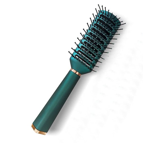 Reazana Cepillos para desenredar Cepillos para el cabello con masaje antiestático Pasadores de cerdas de nailon de moda Cepillo desenredante para secado por soplado para hombres y mujeres de todo tipo