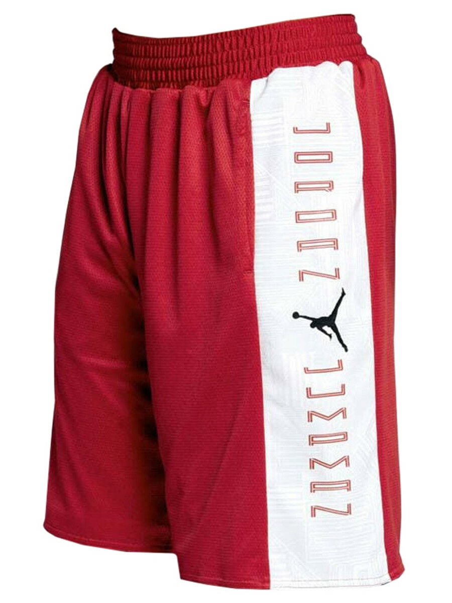 Air Jordan - Nike Mens Air Jordan 11 XI Reversible Basketball Short Red/White New (2XL