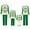 Dad, variant on Michellecmm Christmas Family Pajamas Matching Set Letter Print Long Sleeve Tops and Green Plaid Pants Sleepwear