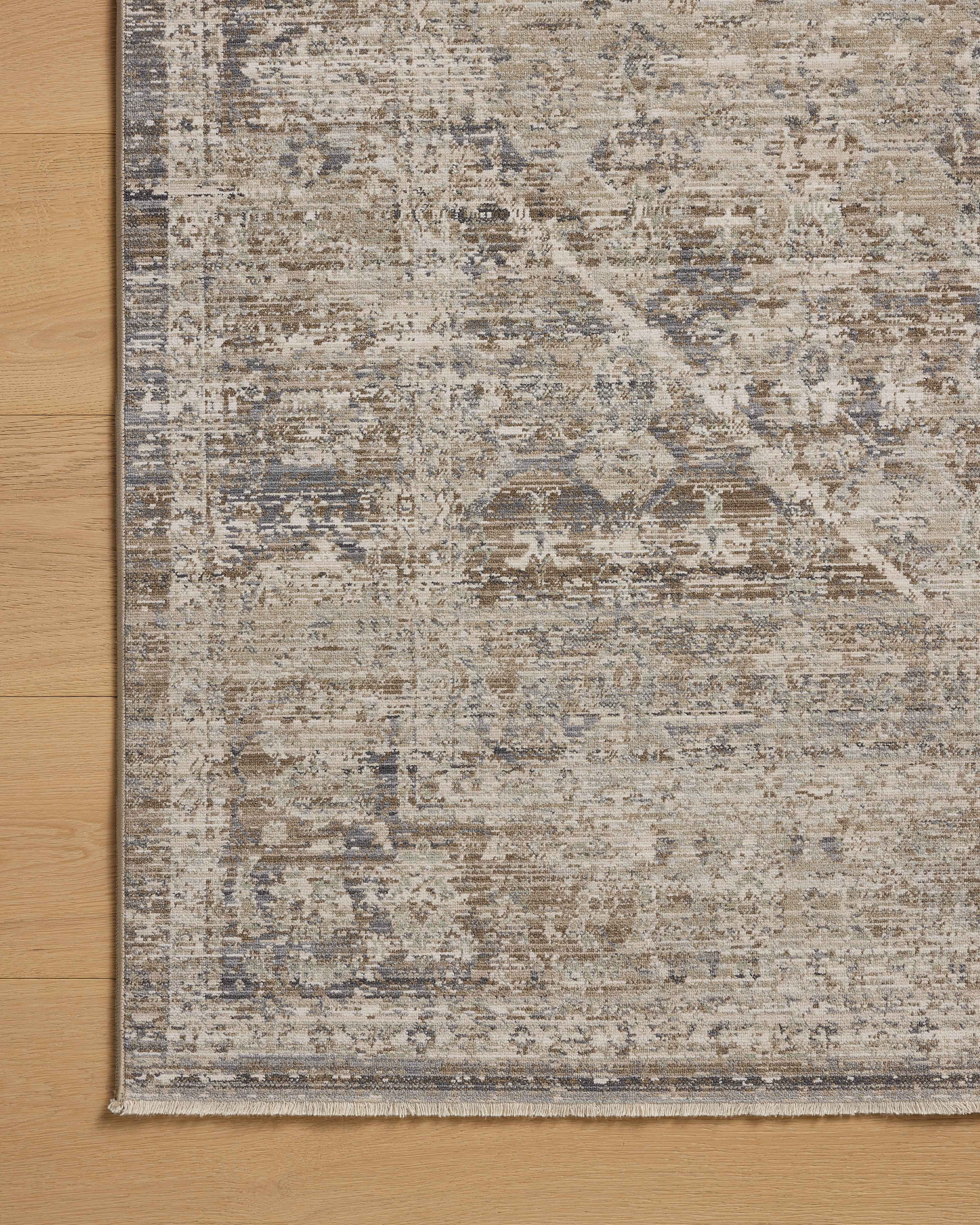 Chris Loves Julia x Loloi Ida Slate / Natural 2'-7" x 10'-0" Runner Rug