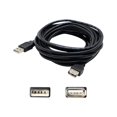 thumbnail image 2 of AddOn 15.0ft USB 2.0 (A) to USB 2.0 (A) Extension Cable - USB extension cable - USB (F) to USB (M) - USB 2.0 - 15 ft - black, 2 of 3