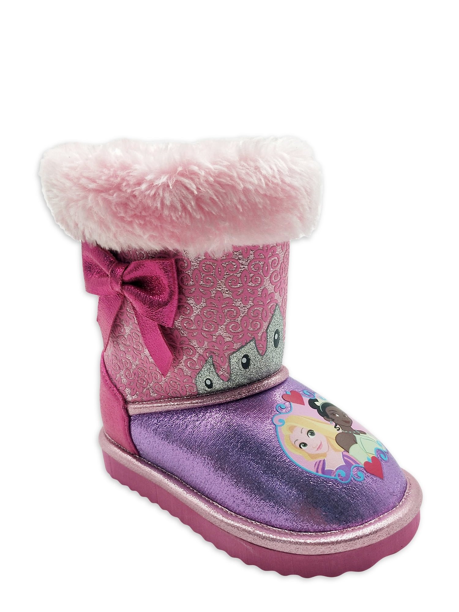 New Cute Faux Suede Pom Pom Fashion Booties Toddlers Kids Girls Winter Boots 