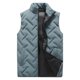 thumbnail image 4 of Puntoco Chaqueta Informal Sin Mangas Y Cálida Con Cuello De Color Liso A La Moda Para Hombre, 4 of 4