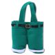 thumbnail image 1 of Advancent Bolsa de dulces portátil, pantalones de Papá Noel, pantalones, cesta, asa, soporte, regalo de Navidad, vacaciones, cumpleaños, Kits de decoración para fiestas Verde S, 1 of 6