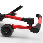 EzyRoller: Classic X - Red - Ride-On Scooter, Cambering Motion, Pedal Free Cart, Hand Brakes, Extendable Frame, 154lb Capacity, Kids Ages 4+