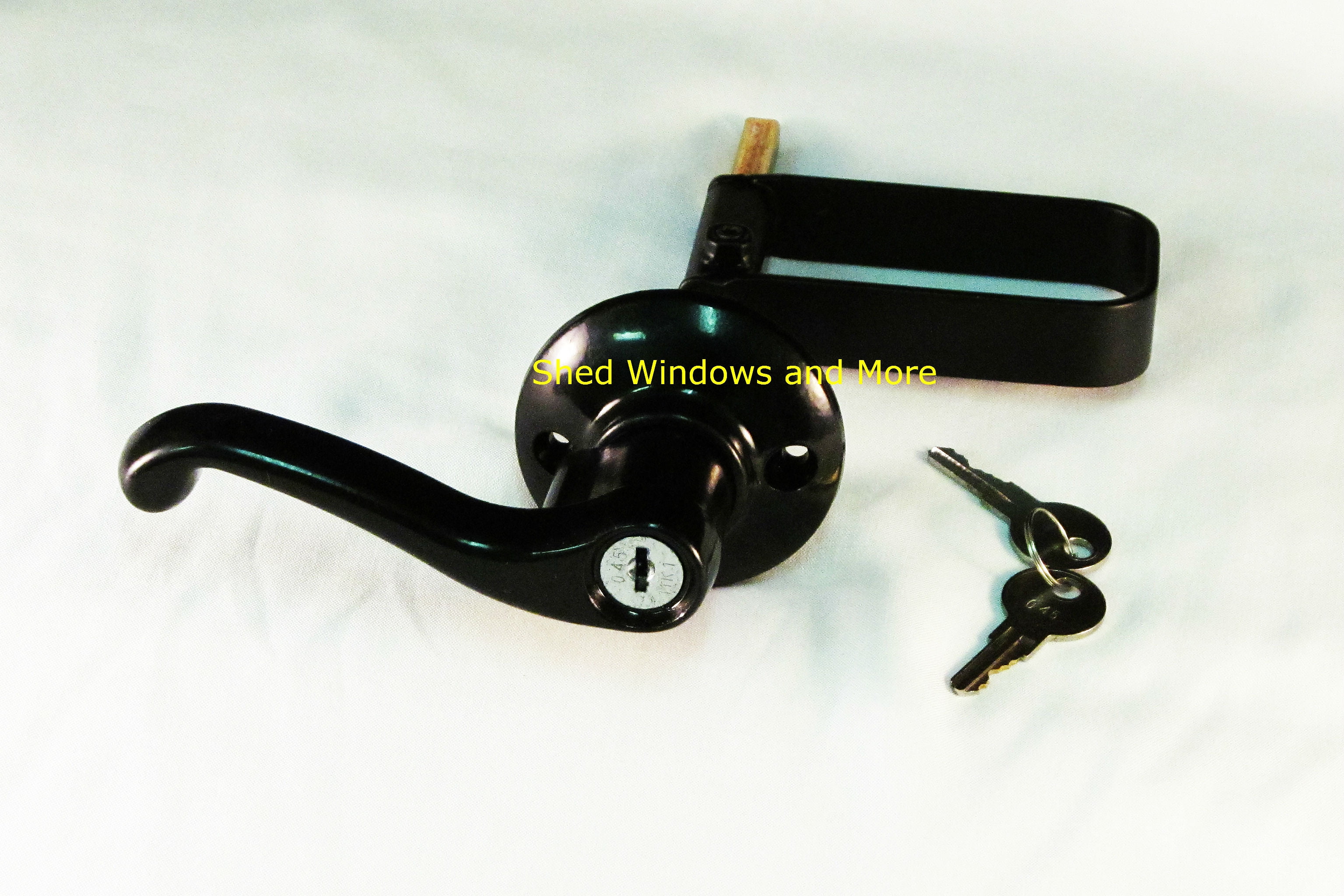 Decorative Shed L Handle 51/2" Stem, Shed Hardware, Playhouse Door