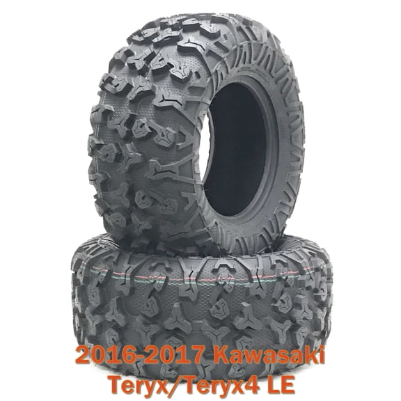 16-17 Kawasaki Teryx/Teryx4 LE ATV Front Tire Set 27x9R14 8PR Radial