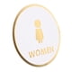 thumbnail image 4 of Letrero de baño acrílico Letrero para puerta de baño para hombres y mujeres Letrero para baño para Estilo E, 4 of 9