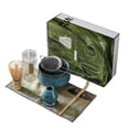 thumbnail image 1 of Kit de T&eacute; Matcha Tradicional - Juego Completo Con Batidor, Taz&oacute;n de Cer&aacute;mica Hecho a Mano, Soporte, Cuchara - Ceremonia de T&eacute; Japon&eacute;s 7 Piezas, 1 of 6