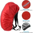thumbnail image 3 of HUGFEGWE Waterproof Backpack Rain Cover, Non-Slip Backpack Cover with Vertical Reflective Strap Stay Dry for Hiking, Camping, Hunting CA919-70179, 3 of 5