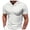 White, variant on WREESH Men's Summer Casual Collared Shirt Solid Comfortable Short Sleeve V-Neck Muscle T-Shirt in Polyester for Men's Daily Wear Black