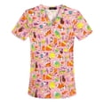 thumbnail image 4 of Printed Clothes Short-sleeved Split Set Doctor's Wash-washing Clothes Summer Thin Cotton Surgical Operating Room Work Clothes, 4 of 6