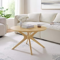 Modway Crossroads Round Wood Coffee Table