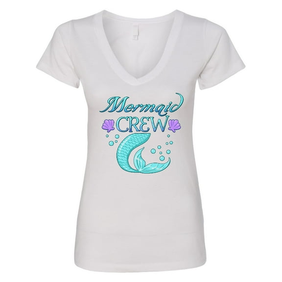 Inktastic Mermaid Crew Women's V-Neck T-Shirt