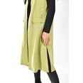 thumbnail image 4 of Chaleco largo tipo gamuza Roman Fashion /Juvenil, 3905 (Verde lima) verde lima Unitalla, 4 of 5