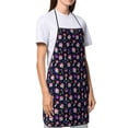 thumbnail image 4 of Disketp Skulls In Floral Kitchen Apron with adjustable Aprons for Women with Pockets Cooking Powder Pink Apron, 4 of 7