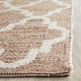 thumbnail image 3 of SAFAVIEH Montauk Crispian Geometric Quatrefoils Cotton Runner Rug, Beige/Ivory, 2'3" x 11', 3 of 6