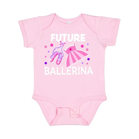 

Inktastic Future Ballerina with Ballet Shoes and Tutu Gift Baby Boy or Baby Girl Bodysuit
