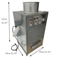 thumbnail image 2 of Fully Automatic Pneumatic garlic Peeling Machine Dry Garlic Peeler 150kg/h, 2 of 11