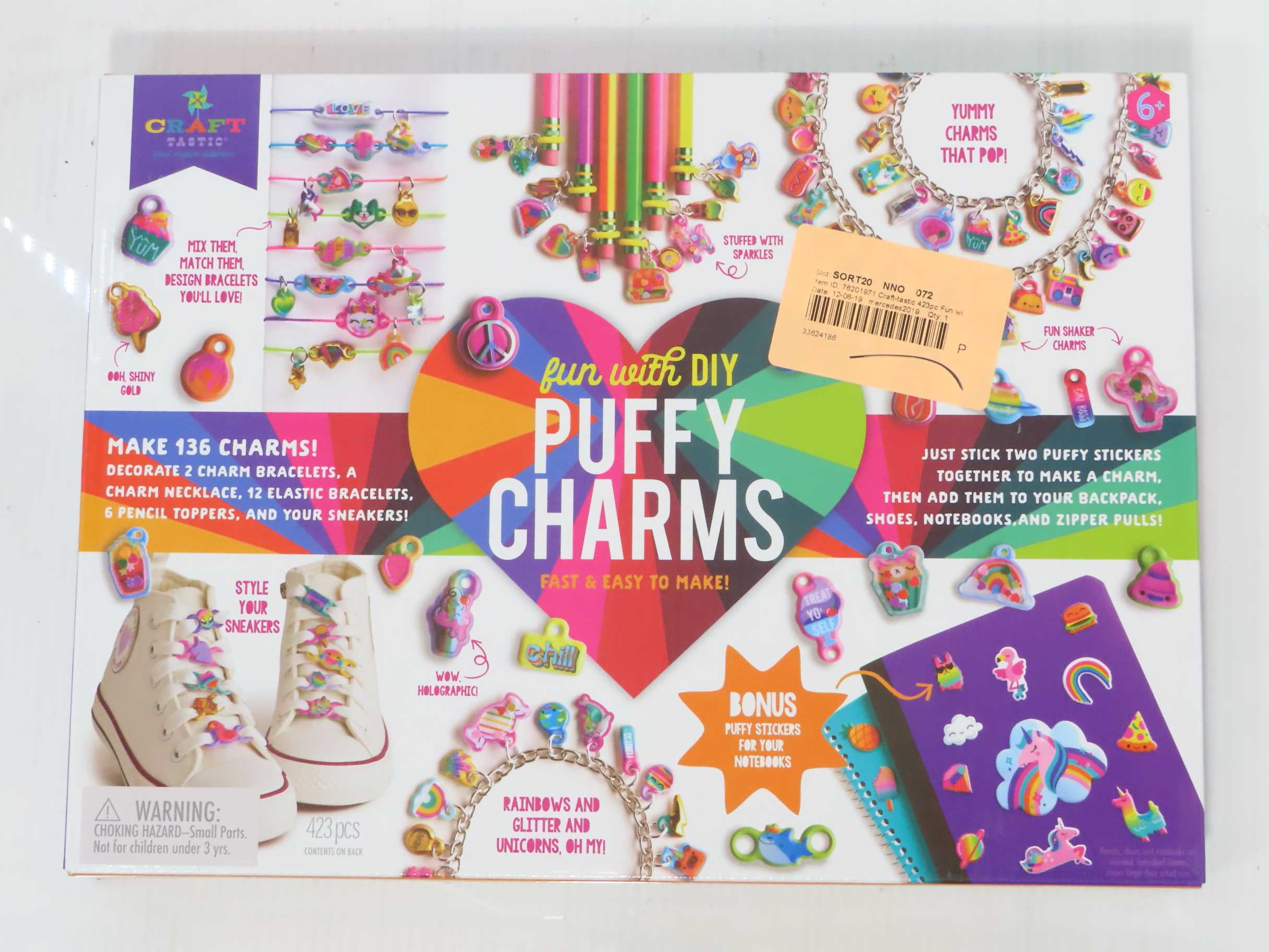 Craft Tastic Crafttastic Fun with DIY Puffy Charms Makes 136