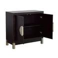 thumbnail image 6 of Coast To Coast Imports Medici 2-Door Wood Cabinet in Black and Gold, 6 of 7
