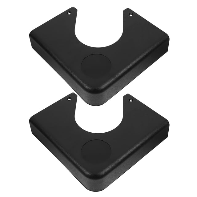 2 Pcs Plaque d'Angle Accessoire de Table de Billard Plaque d'Angle de Table de Billard Accessoires de Remplacement