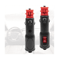 thumbnail image 4 of 4 PCS Power Adapter Connector 12V Car Plug with Fuse and Switch 20mm Cig / 12mm DIN for Euro Vehicle Electrical Socket,4 Adapter Connector,Black & Red, 4 of 7