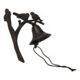 thumbnail image 3 of Cast Iron Rustic Western Country Cottage Lovebirds Bird Wall Dinner Yard Bell, 3 of 9