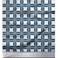 thumbnail image 1 of Soimoi Cotton Duck Fabric Semi Circle & Square Geometric Printed Fabric 1 Yard 42 Inch Wide, 1 of 3