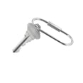 thumbnail image 3 of C5206 2-1/4" Nickel Plate, Oval Key Ring w/ Spring, Solid Brass-LL, 3 of 4