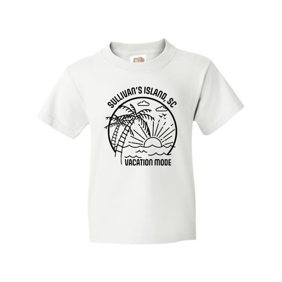 Inktastic Summer Vacation Mode Sullivans Island South Carolina Youth T-Shirt