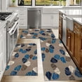 thumbnail image 6 of Floral Kitchen Rugs Sets of 3, Non Slip Kitchen Rugs and Mats Washable Farmhouse Kitchen Rugs Floral Kitchen Floor Mat Carpet Runner Rugs for Hallway Laundry Room, 6 of 12