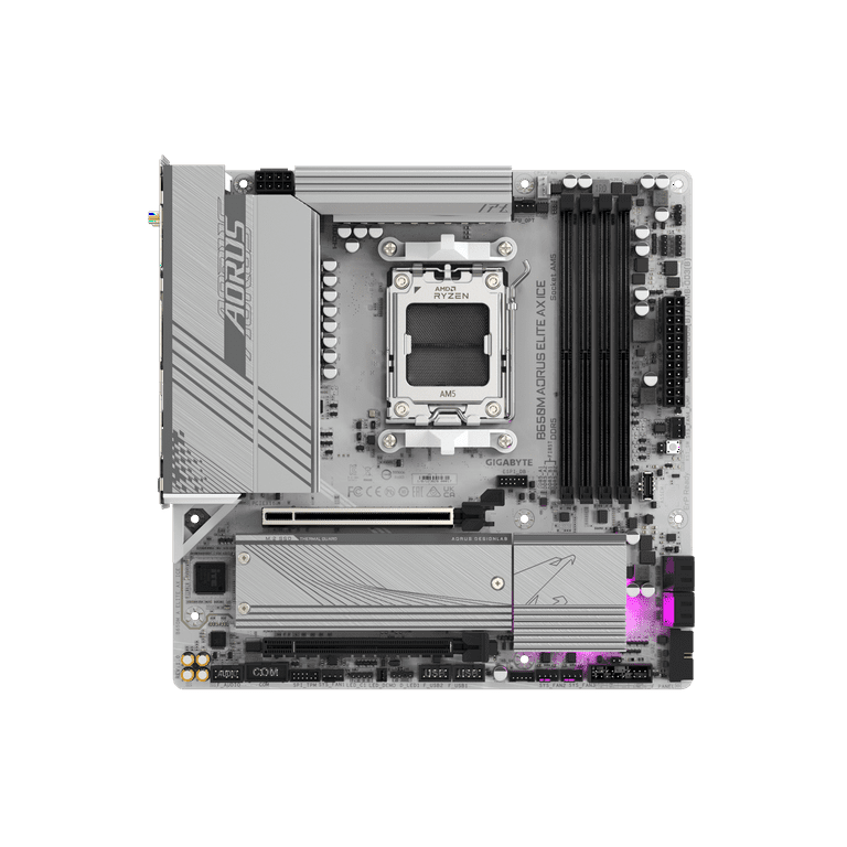 Aorus Ultra Durable B650M AORUS ELITE AX ICE Gaming Desktop