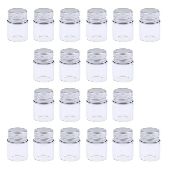 Frascos de vidrio redondos jinwen 20 piezas Envases Cosméticos 5ml