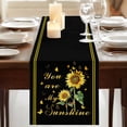 thumbnail image 3 of Table Runners 72 Inches Long Dress Scarves, Sunflower Farmhouse Kitchen/Dining Table Runner, Coffee Tablerunners, Vintage Botanical 18x72 Inch, 3 of 9