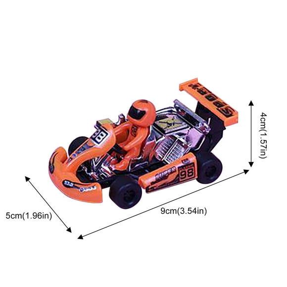 asddcavvf Pull Model Car Back Toy Pull Children's Kart Birthday Car Racing Toy Back Education