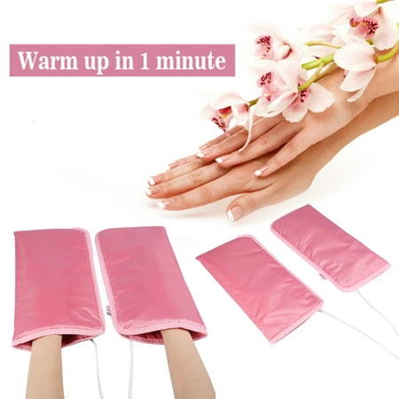 Tbest 2 Types of Mitts For Paraffin Manicure Waxing Skin Mate Professional SPA Treatment Heat Mittens,Mitts, Wax Therapy