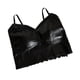 thumbnail image 1 of Top de tubo de cuero sin mangas, top de cuero de PU para mujer, top de cuero con tirantes finos, camisola de cuero con tirantes finos, rendimiento confiable, 1 of 9