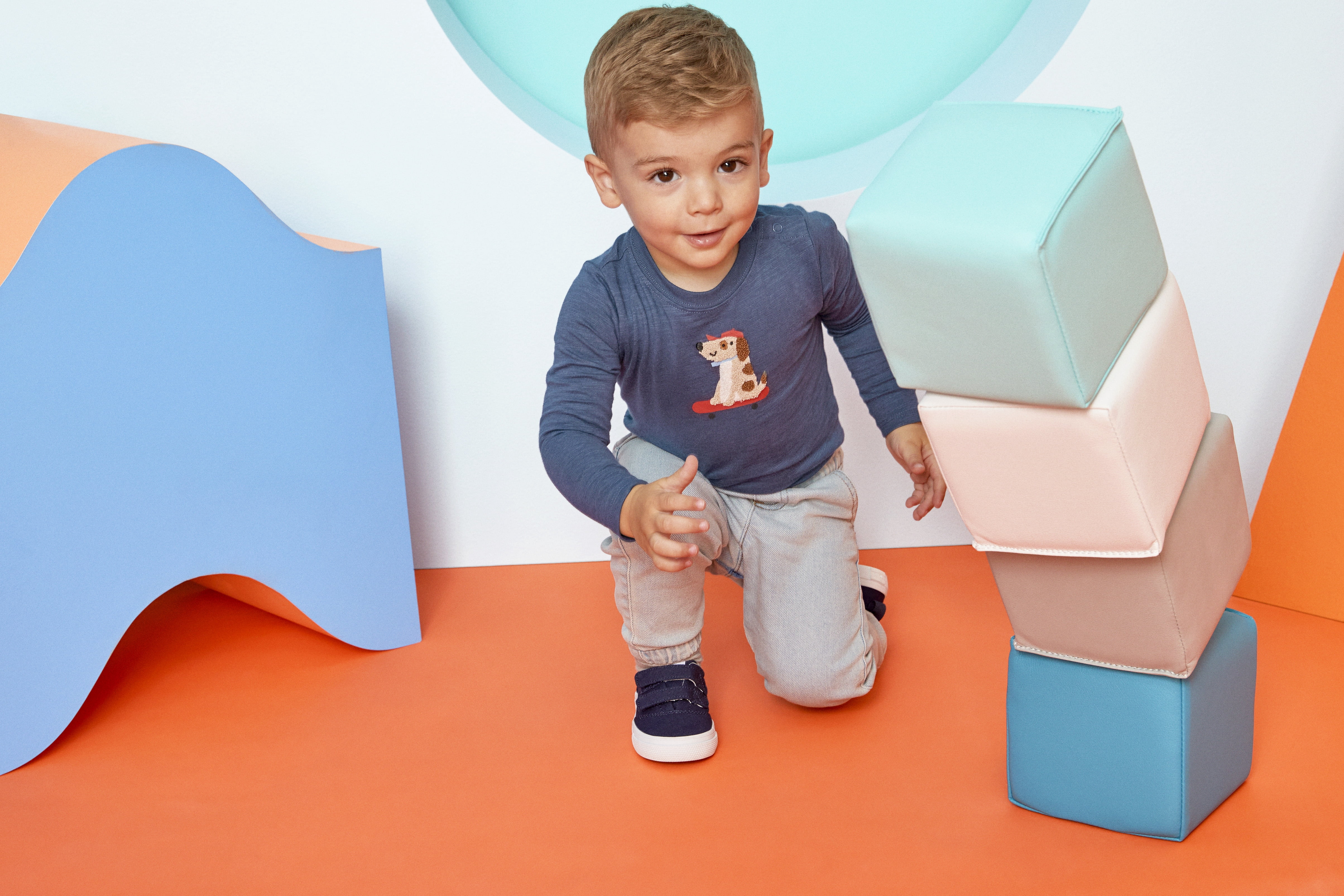 Garanimals Baby Boy Denim Jogger, Sizes 0-24 Months