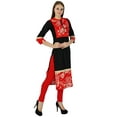 thumbnail image 2 of Kurta Ethnique à Imprimé Floral pour Femmes, Kurti Décontractée, Robe Tunique, 2 of 3