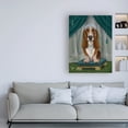 thumbnail image 3 of Trademark Fine Art 'Basset Hound and Tiara' Canvas Art by Fab Funky, 3 of 3